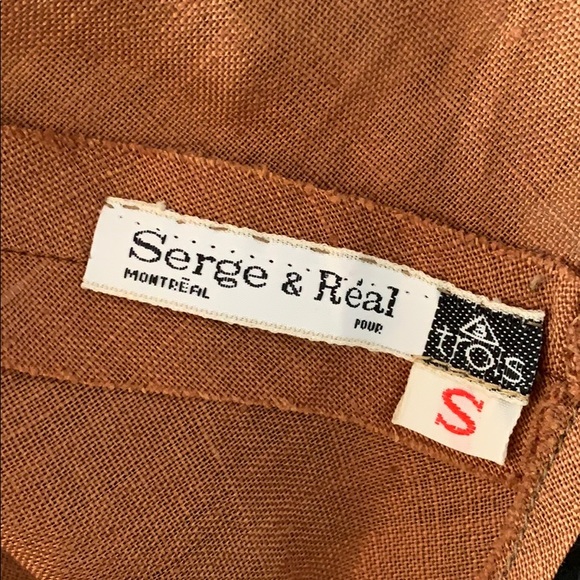 Serge & Réal Vintage linen halter tank - Picture 6 of 6